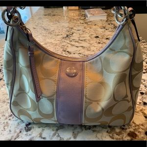 Coach Signature Logo Hobo Bag